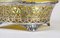 20th Century Art Nouveau Silver Basket with Amber Colored Glass Bowl, 1900s, Image 3