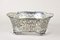 20th Century Art Nouveau Silver Basket with Amber Colored Glass Bowl, 1900s, Image 12