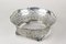 20th Century Art Nouveau Silver Basket with Amber Colored Glass Bowl, 1900s, Image 11