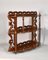 French Wall Hanging Shelves in Mahogany, 1890s 13