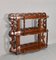 French Wall Hanging Shelves in Mahogany, 1890s, Image 2