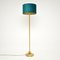 Vintage French Brass Rope Twist Floor Lamp, 1960s 1