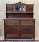 Art Nouveau English Buffet in Mahogany, 1890s 1