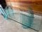 Blue Tinted Glass Coffee Table, 1980s 8