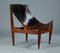 Armchair and Footstool 272 by Illum Wikkelsø for C.F. Christiansen, Sweden, 1960s, Set of 2, Image 3