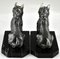 Art Deco Terrier Dog Bookends by Hippolyte Moreau, 1930s, Set of 2 7