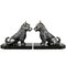 Art Deco Terrier Dog Bookends by Hippolyte Moreau, 1930s, Set of 2 1