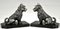 Art Deco Terrier Dog Bookends by Hippolyte Moreau, 1930s, Set of 2 2