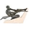 Max Le Verrier, Athlet mit Seil, 1930, Metallskulptur 1
