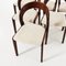 Chairs in Mahogany, France, 1970s, Set of 6 5