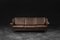 Mid-Century Danish Modern Brown Leather 3-Seater Sofa, 1970s, Image 1