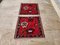 Small Turkish Floral Rugs, Set of 2 1