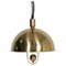 Ceiling Lamp in Brass by Florian Schulz, Germany, 1970s, Image 1