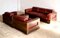 Armchairs in Red Leather, Finland, 1970s, Set of 2, Image 9