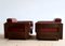 Armchairs in Red Leather, Finland, 1970s, Set of 2, Image 6