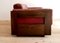 Cubic Seating Group in Red Leather, Finland, 1970s, Set of 3, Image 8
