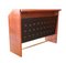 Danish Cocktail Bar in Teak and Button-Upholstered Front, 1950s 2