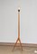 Lámpara de pie trípode escandinava de teca de Luxus, años 60, Imagen 2