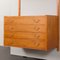 Vintage Danish Wall Unit with Chest of Drawers by Poul Cadovius, 1950s, Image 6