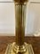 Victorian Reeded Column Brass Oil Lamp, 1880s 7
