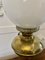 Victorian Reeded Column Brass Oil Lamp, 1880s, Image 5