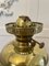 Victorian Reeded Column Brass Oil Lamp, 1880s 8