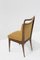 Italian Chairs in Yellow Fabric from Isa Bergamo, 1950s, Set of 6 7