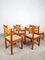 Vintage Oak and Rush Chairs by Charlotte Perriand, 1960s, Set of 7, Image 20