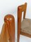Vintage Oak and Rush Chairs by Charlotte Perriand, 1960s, Set of 7 15