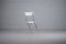 Celestina Folding Chair in White Leather by Marco Zanuso for Zanotta, Image 4