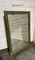 Large 19th Century French Reeded Brass Wall Mirror, 1870s, Image 2