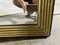Large 19th Century French Reeded Brass Wall Mirror, 1870s, Image 11