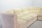Creamy Velvet Modular Sofa by Laauser, 1970s, Set of 6 7