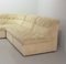 Creamy Velvet Modular Sofa by Laauser, 1970s, Set of 6, Image 12