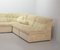 Creamy Velvet Modular Sofa by Laauser, 1970s, Set of 6 11