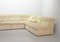 Creamy Velvet Modular Sofa by Laauser, 1970s, Set of 6 5