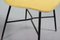 Gelber Italienischer Mid-Century Beistellstuhl im Stil von Augusto Bozzi, 1950er 16