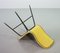 Mid-Century Italian Yellow Side Chair in the style of Augusto Bozzi, 1950s, Image 9