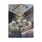 Floral Venetian Ca Rezzonico Gold Chandelier in Murano Glass 11