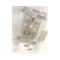 Transparente Lingue Murano Glas Wandlampe von Simoeng 3