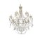 Ivory Florentine Iron and Crystals Chandelier by Simoeng, Image 1