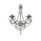 Florentine Wrought Iron Wall Lamp with Crystals by Simoeng 1