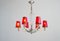 French Chandelier with Six Lights, 1950 9