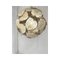 Gold-Leaf and White Leaves Sphere Suspension Pendant by Simoeng 8