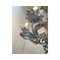 Brunish-Clay Florentine Wrought Iron Leafs Chandelier by Simoeng, Image 9