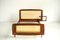 French Bed in Mahogany and Rattan by Roger Landault for Ligne Roset, 1960, Image 3