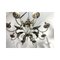 Florentinischer Kronleuchter aus Schmiedeeisen in Brünn-Silber von Simoeng 3
