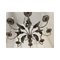 Brunish-Silver Florentine Wrought Iron Chandelier by Simoeng, Image 5