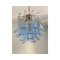 Lámpara de araña Selle de cristal de Murano azul de Simoeng, Imagen 8