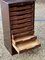 Filing Cabinet with 9 Drawers and Tambour Roll Front 14